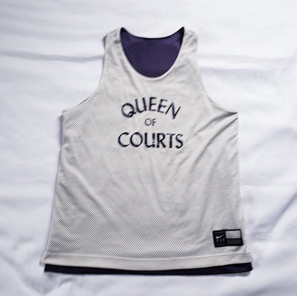 Nike Fly Queen of Courts Reversible Jersey Size L Large Purple/White - Picture 1 of 11